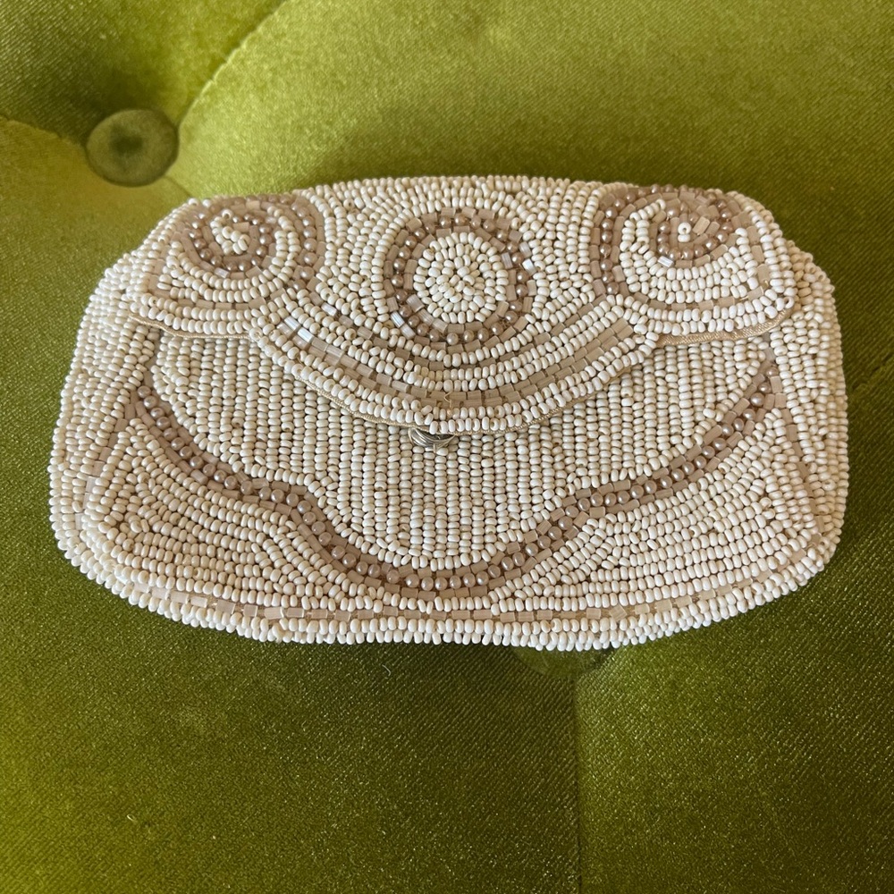 Vintage beaded belt bag